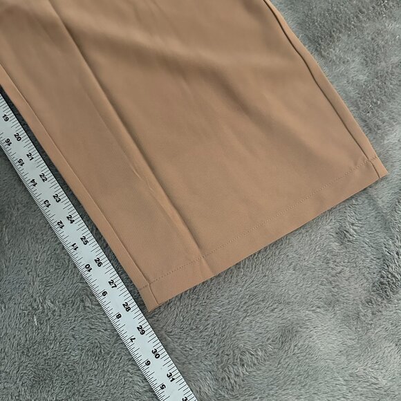NWT Halara Pleated Wide Leg Pull On Pants Tan Women's XL - Picture 5 of 5